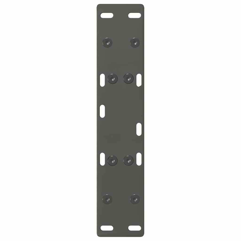 vidaXL Picioare pentru măsuță de cafea în formă de A, 2 buc., antracit, 30x(30-31) cm, oțel
