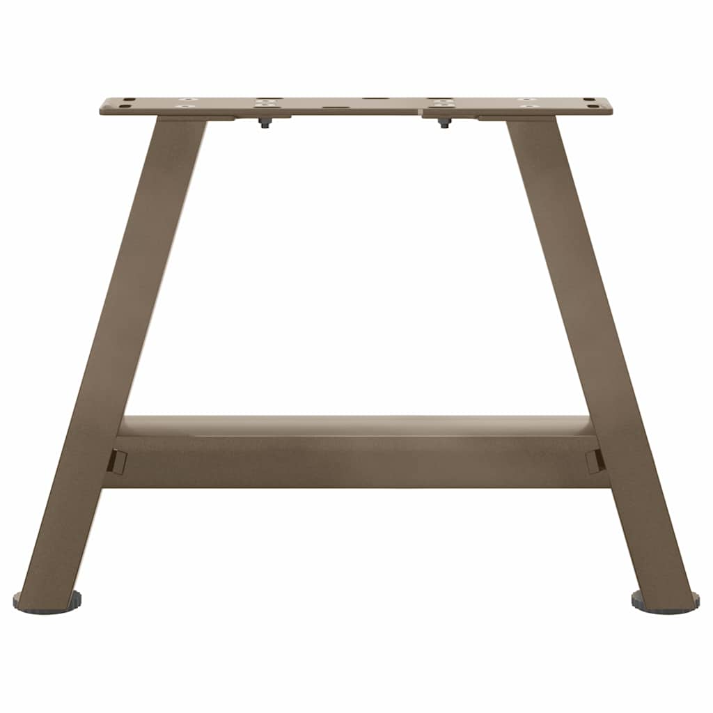vidaXL Picioare pentru măsuță de cafea în formă de A, 2 buc., 30x(30-31) cm, oțel