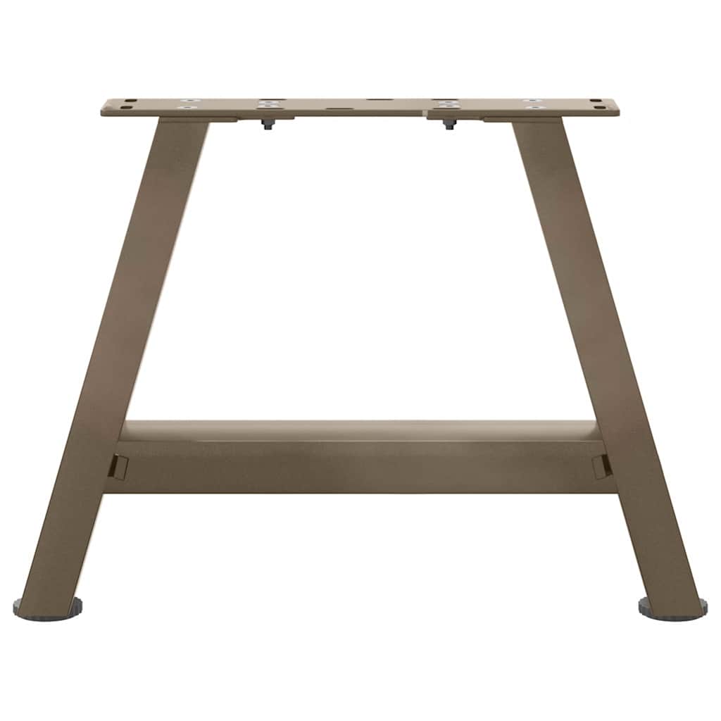 vidaXL Picioare pentru măsuță de cafea în formă de A, 2 buc., 40x(30-31) cm, oțel
