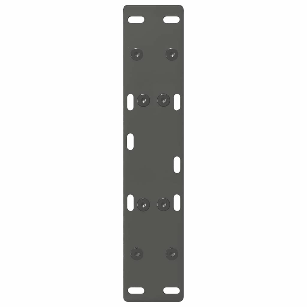 vidaXL Picioare pentru măsuță de cafea în formă de A, 2 buc., antracit, 50x(30-31) cm, oțel
