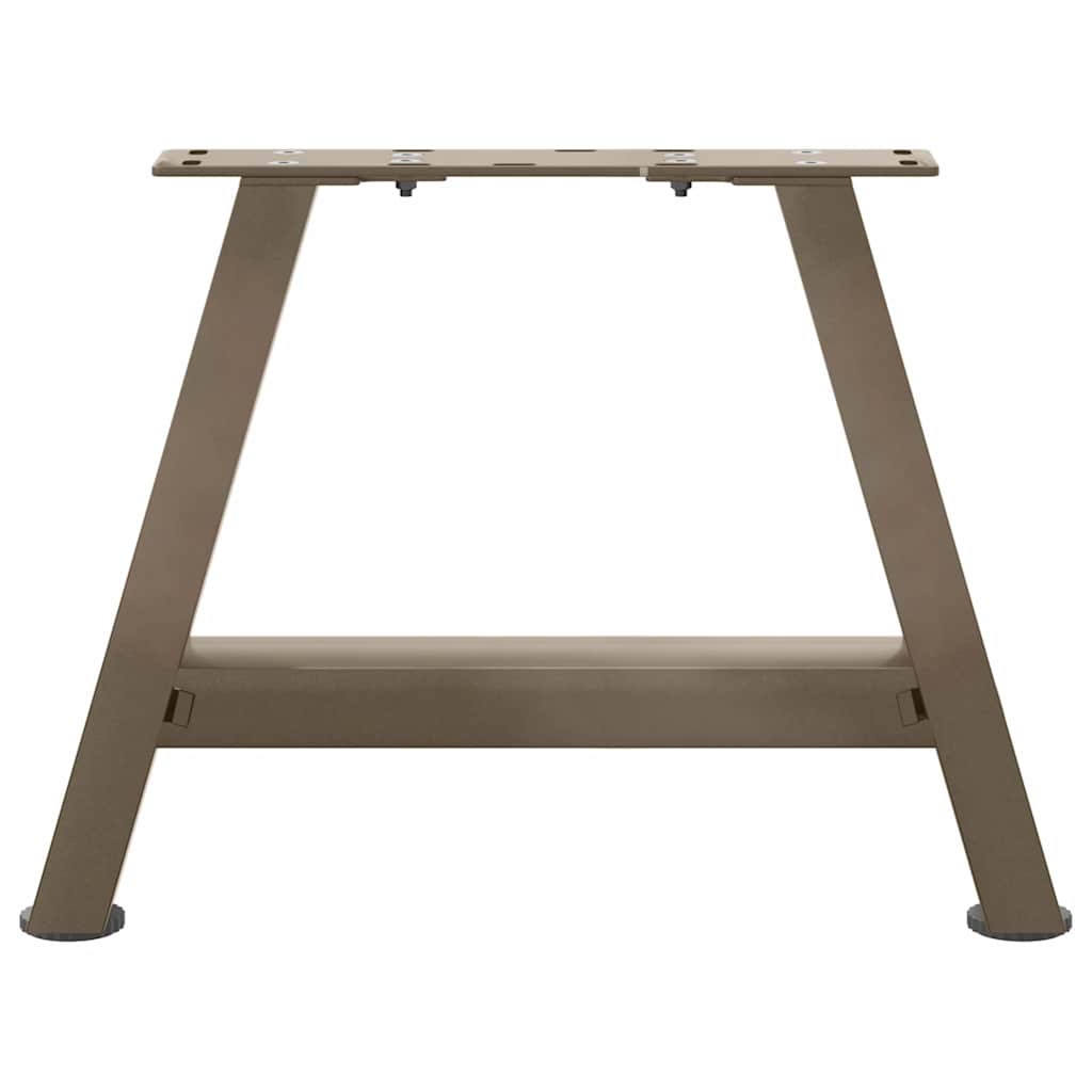 vidaXL Picioare pentru măsuță de cafea în formă de A, 2 buc., 50x(30-31) cm, oțel