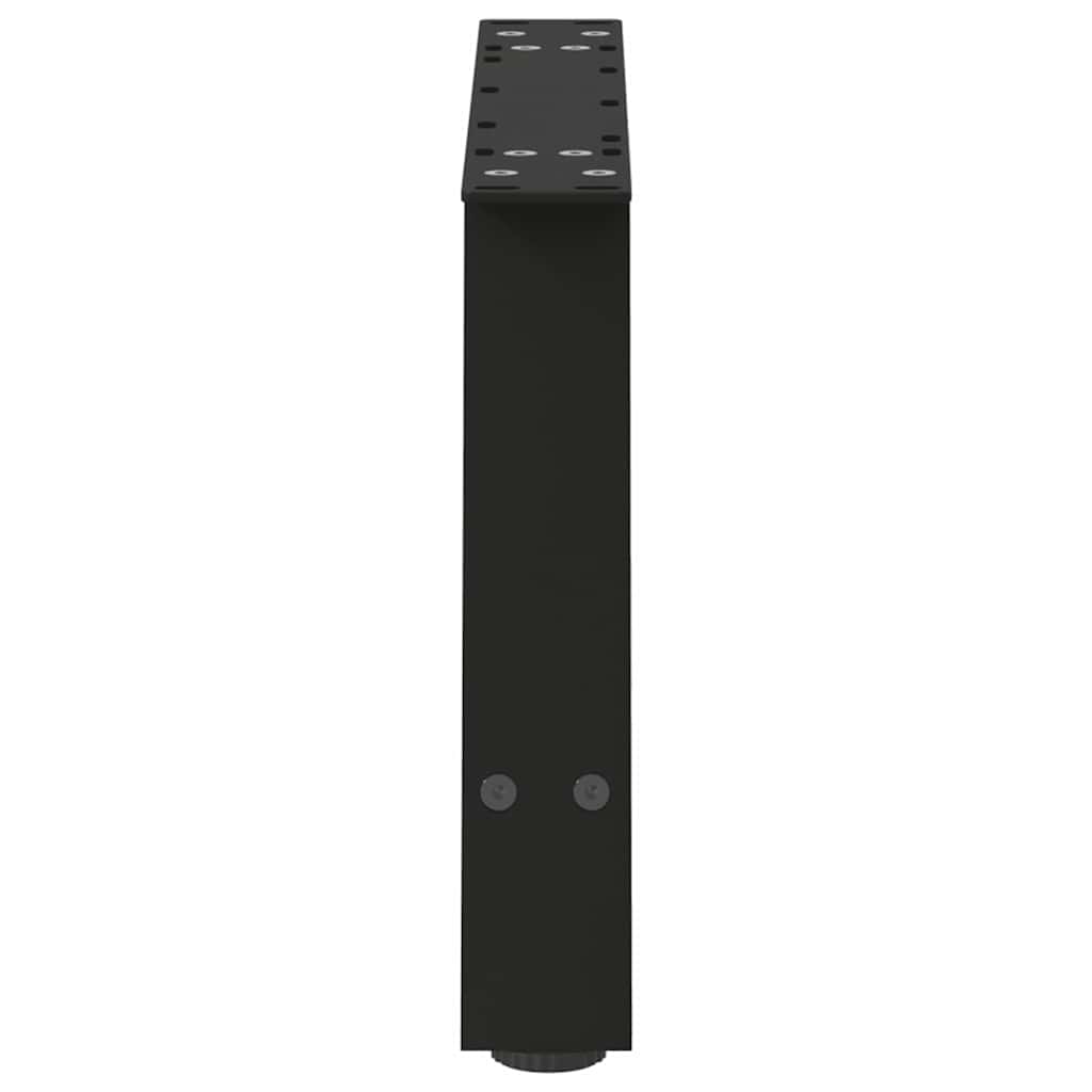 vidaXL Picioare pentru măsuță de cafea în formă de A, 2 buc., negru, 60x(30-31) cm, oțel vidaXL Picioare pentru măsuță de cafea în formă de A, 2 buc., negru, 60x(30-31) cm, oțel