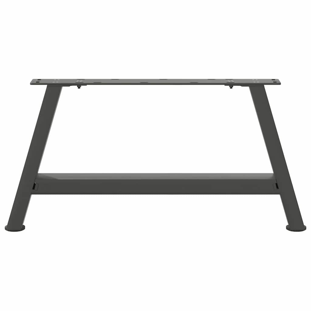 vidaXL Picioare pentru măsuță de cafea în formă de A, 2 buc., antracit, 60x(30-31) cm, oțel