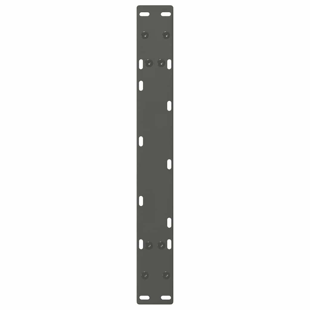 vidaXL Picioare pentru măsuță de cafea în formă de A, 2 buc., antracit, 70x(30-31) cm, oțel