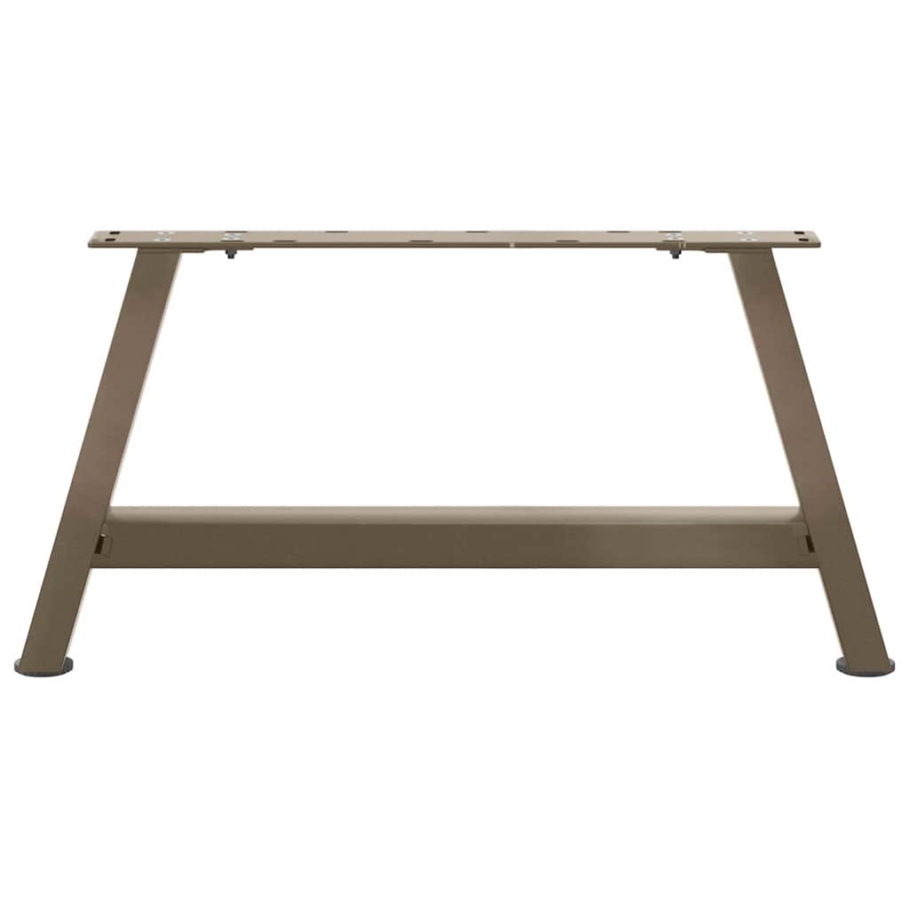 vidaXL Picioare pentru măsuță de cafea în formă de A, 2 buc., 70x(30-31) cm, oțel
