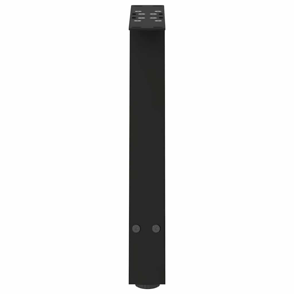 vidaXL Picioare pentru măsuță de cafea în formă de A, 2 buc., negru, 50x(42-43) cm, oțel vidaXL Picioare pentru măsuță de cafea în formă de A, 2 buc., negru, 50x(42-43) cm, oțel
