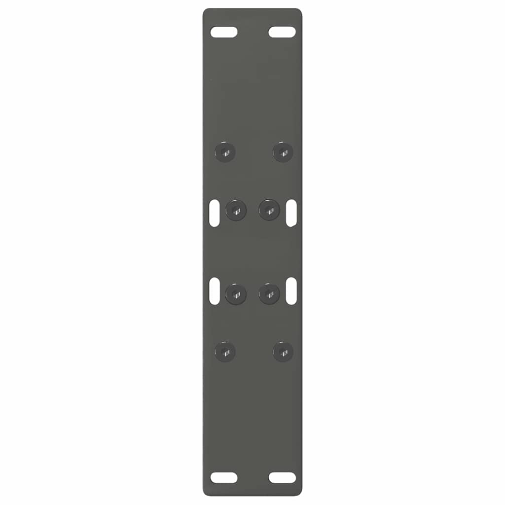 vidaXL Picioare pentru măsuță de cafea în formă de A, 2 buc., antracit, 50x(42-43) cm, oțel