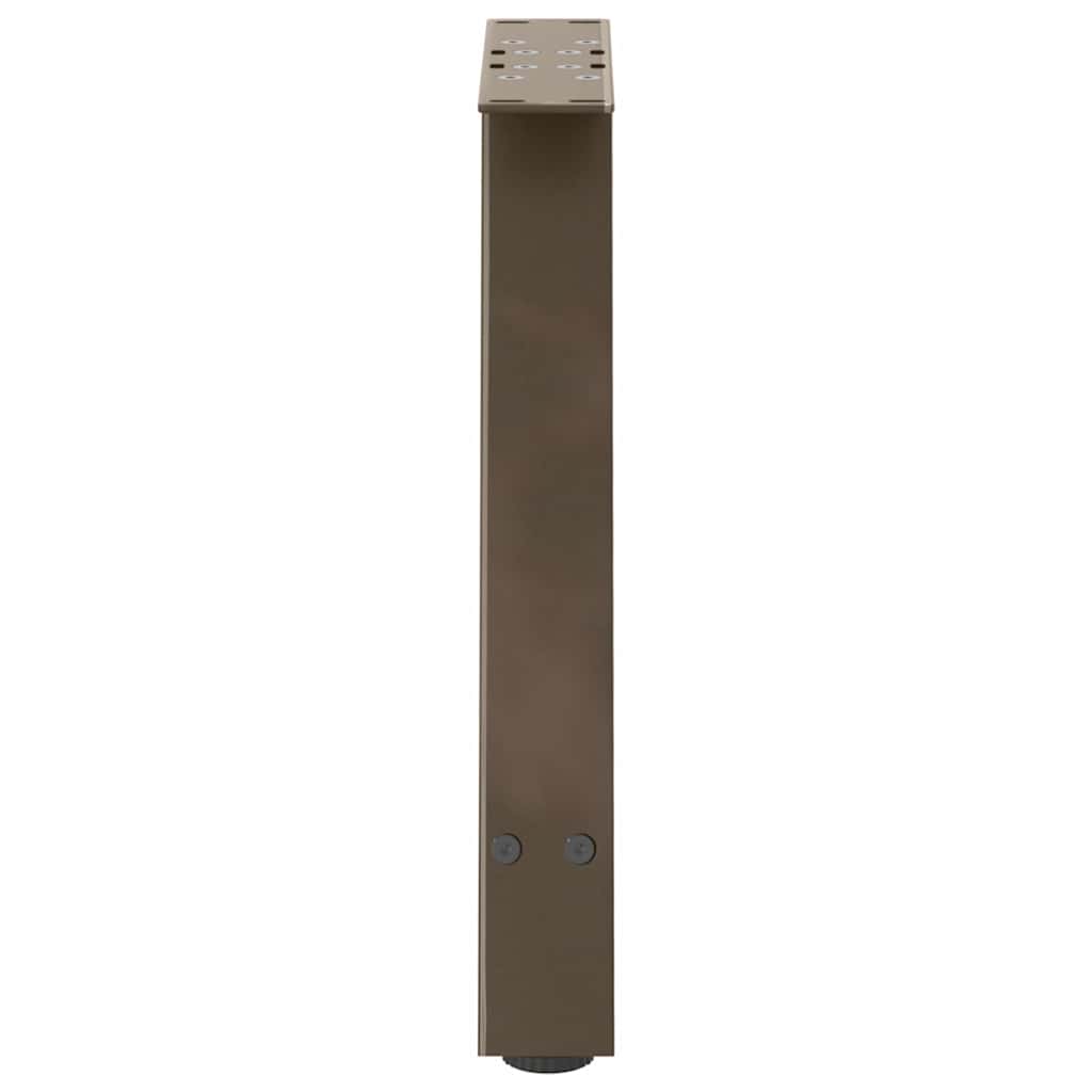 vidaXL Picioare pentru măsuță de cafea în formă de A, 2 buc., 50x(42-43) cm, oțel