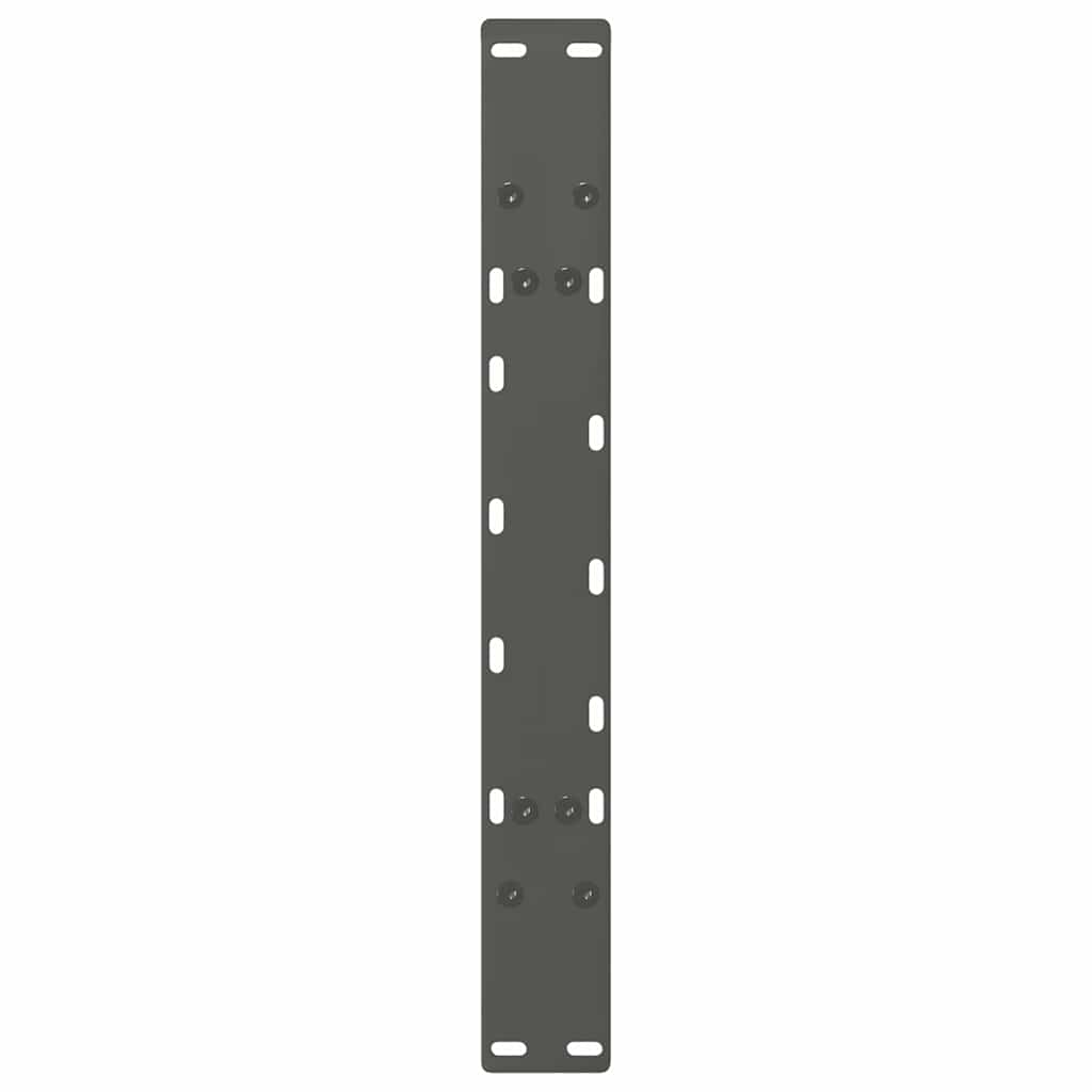 vidaXL Picioare pentru măsuță de cafea în formă de A, 2 buc., antracit, 60x(42-43) cm, oțel