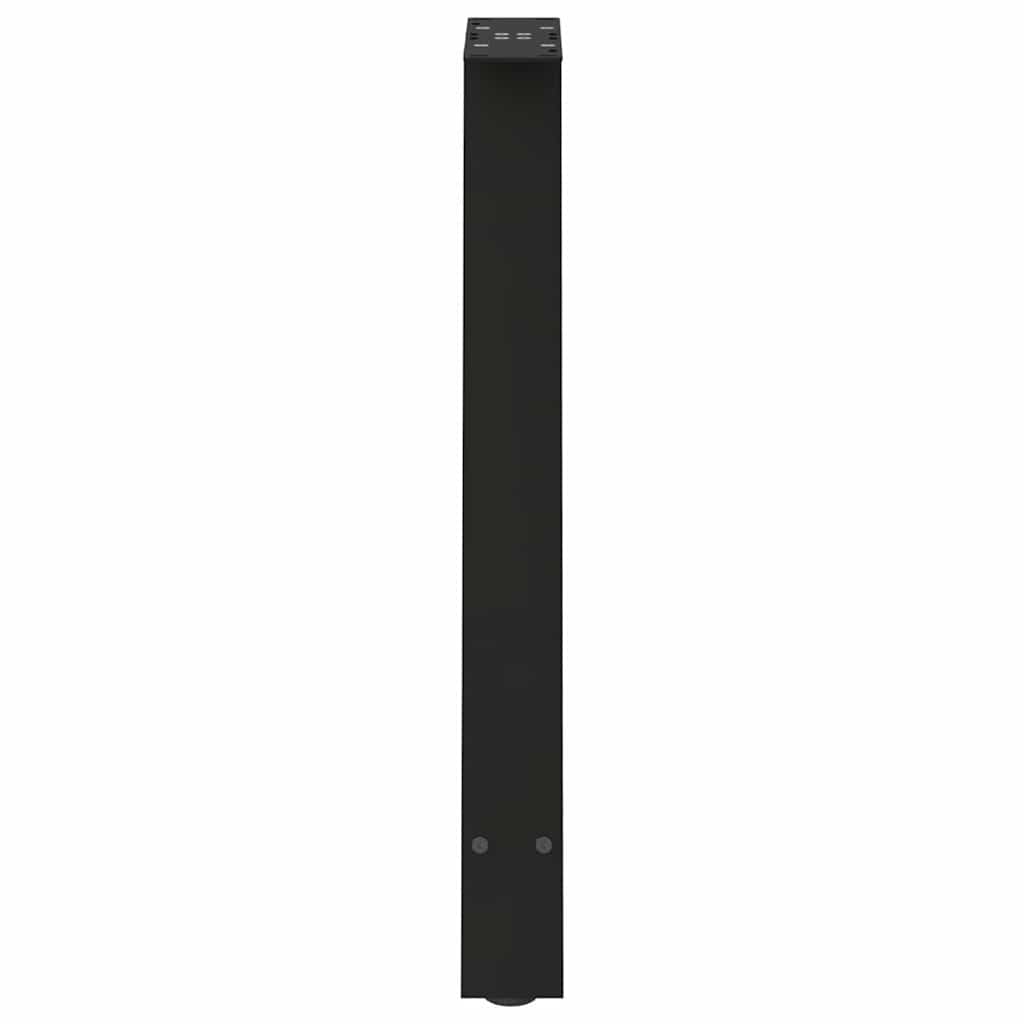 vidaXL Picioare de masă în formă de A, 2 buc., negru, 50x(72-73) cm, oțel