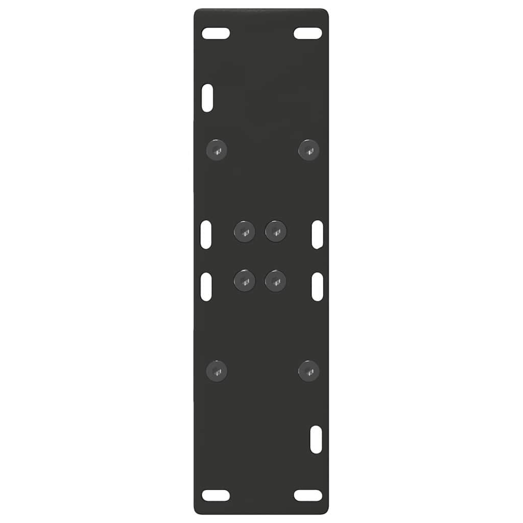 vidaXL Picioare de masă în formă de A, 2 buc., negru, 50x(72-73) cm, oțel