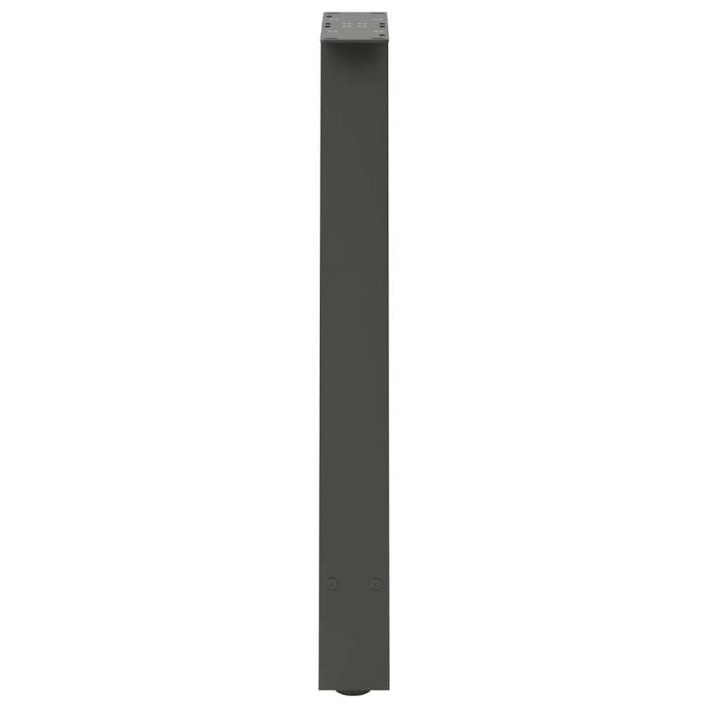 vidaXL Picioare de masă în formă de A, 2 buc., antracit, 50x(72-73) cm, oțel vidaXL Picioare de masă în formă de A, 2 buc., antracit, 50x(72-73) cm, oțel