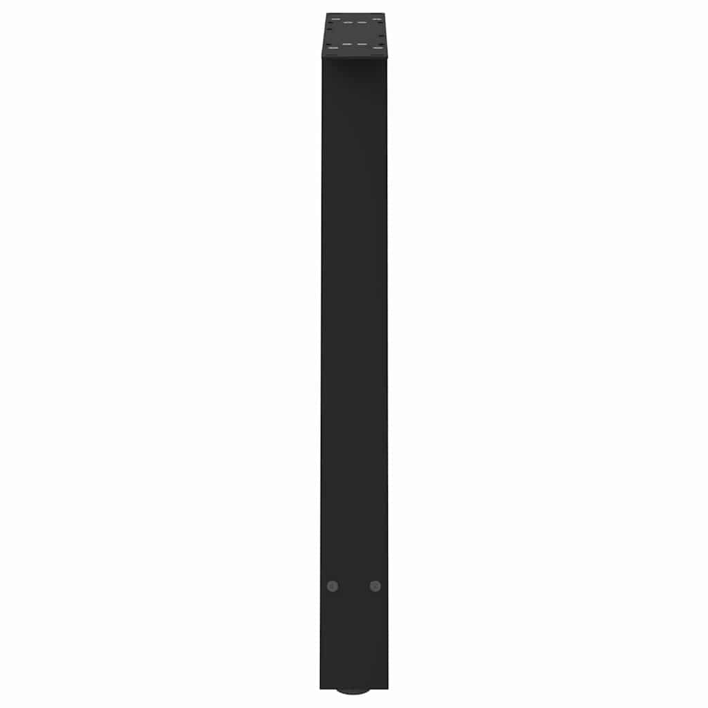 vidaXL Picioare de masă în formă de A, 2 buc., negru, 70x(72-73) cm, oțel vidaXL Picioare de masă în formă de A, 2 buc., negru, 70x(72-73) cm, oțel