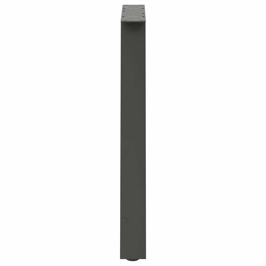 vidaXL Picioare de masă în formă de A, 2 buc., antracit, 70x(72-73) cm, oțel vidaXL Picioare de masă în formă de A, 2 buc., antracit, 70x(72-73) cm, oțel