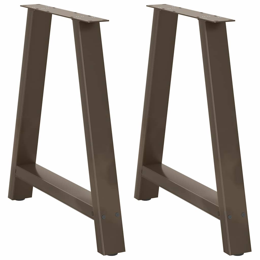 vidaXL Picioare de masă în formă de A, 2 buc., 70x(72-73) cm, oțel vidaXL Picioare de masă în formă de A, 2 buc., 70x(72-73) cm, oțel