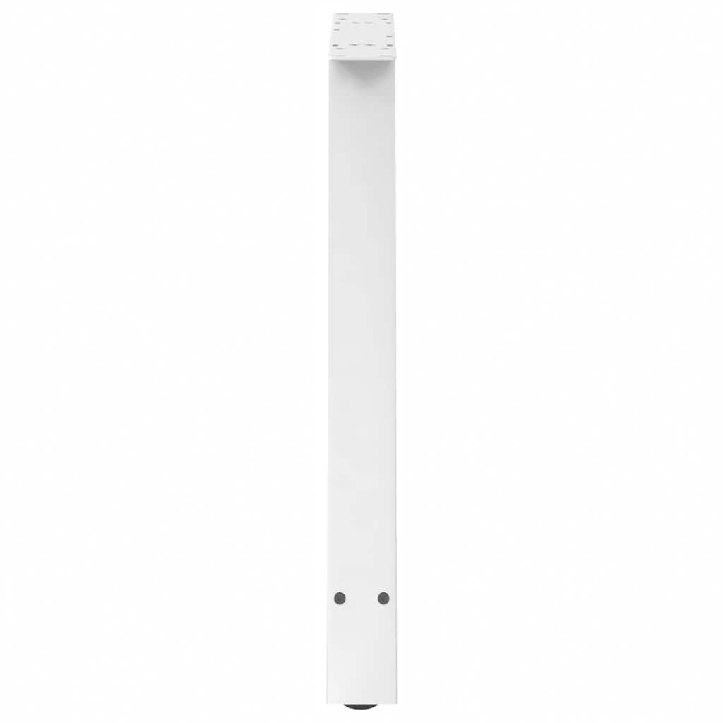 vidaXL Picioare de masă în formă de A, 2 buc., alb, 80x(72-73) cm, oțel vidaXL Picioare de masă în formă de A, 2 buc., alb, 80x(72-73) cm, oțel