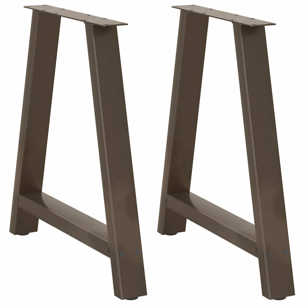vidaXL Picioare de masă în formă de A, 2 buc., 80x(72-73) cm, oțel vidaXL Picioare de masă în formă de A, 2 buc., 80x(72-73) cm, oțel