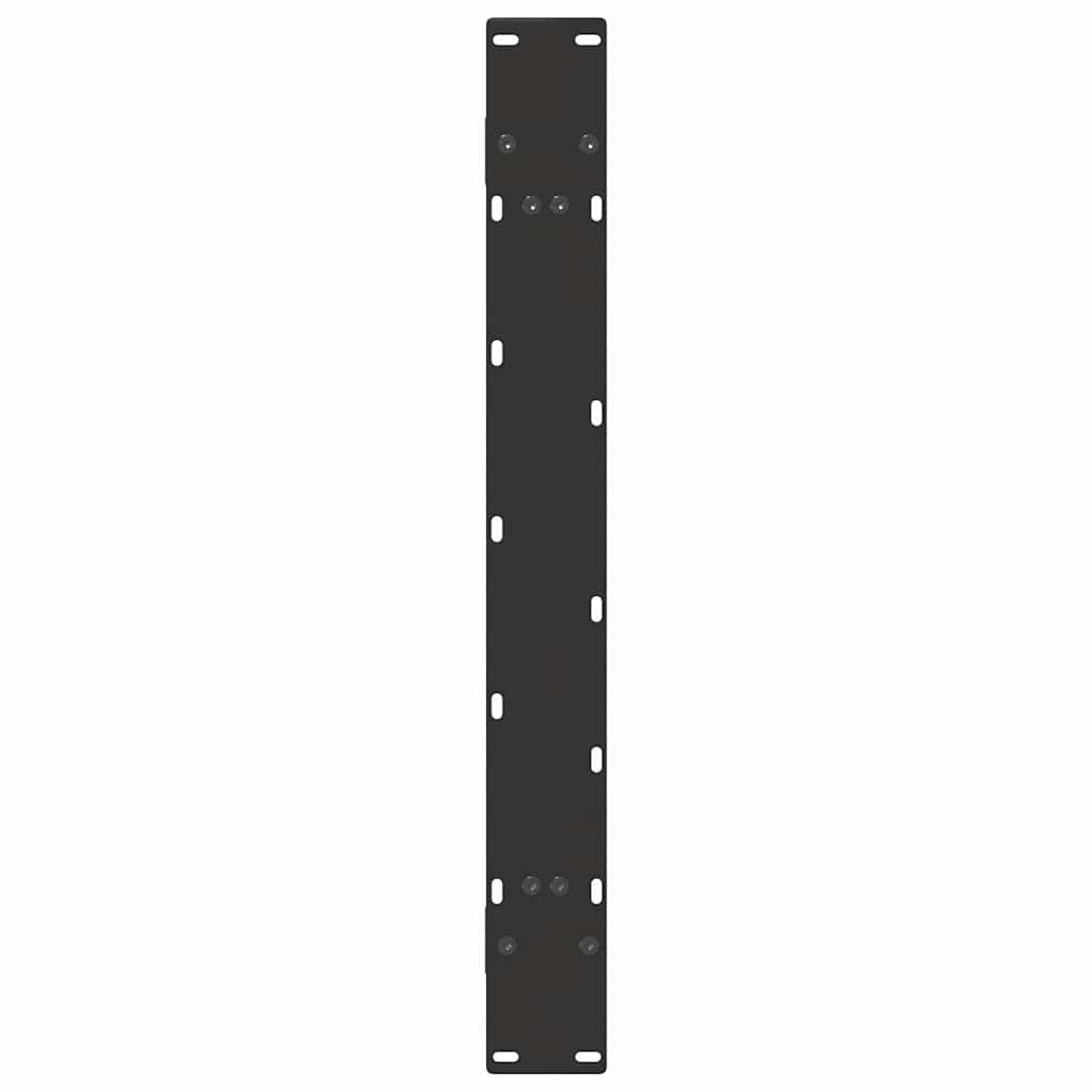 vidaXL Picioare de masă în formă de A, 2 buc., negru, 90x(72-73) cm, oțel