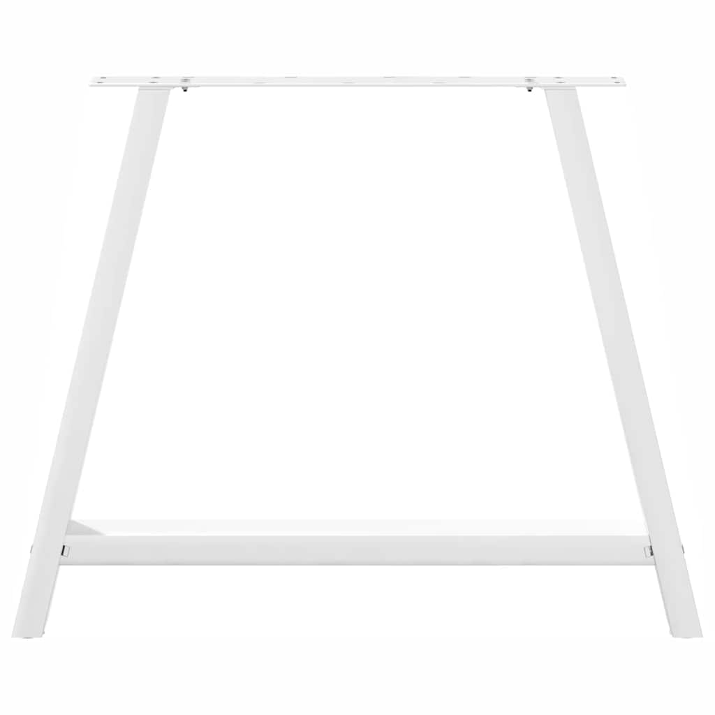vidaXL Picioare de masă în formă de A, 2 buc., alb, 90x(72-73) cm, oțel vidaXL Picioare de masă în formă de A, 2 buc., alb, 90x(72-73) cm, oțel