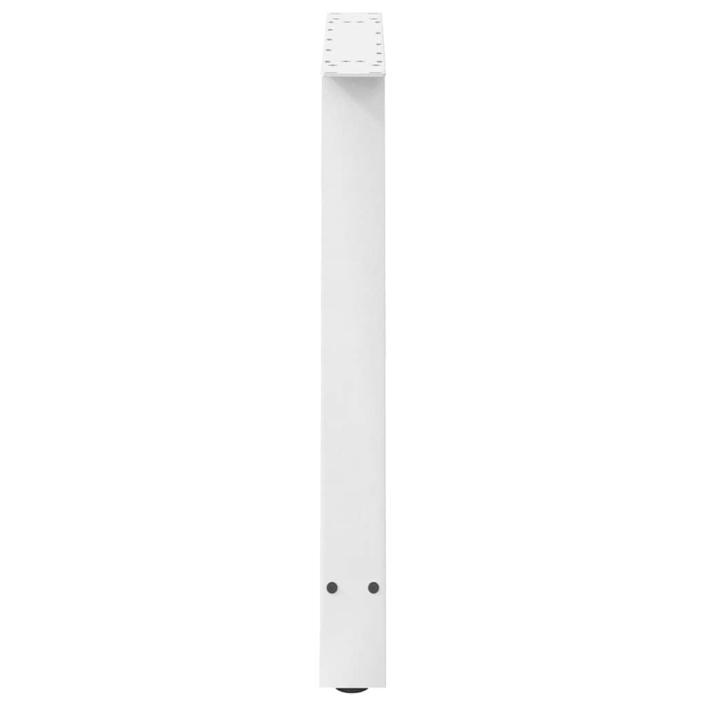 vidaXL Picioare de masă în formă de A, 2 buc., alb, 90x(72-73) cm, oțel vidaXL Picioare de masă în formă de A, 2 buc., alb, 90x(72-73) cm, oțel