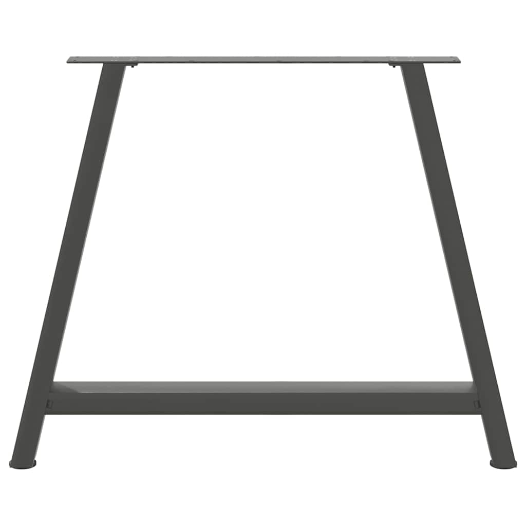 vidaXL Picioare de masă în formă de A, 2 buc., antracit, 90x(72-73) cm, oțel vidaXL Picioare de masă în formă de A, 2 buc., antracit, 90x(72-73) cm, oțel
