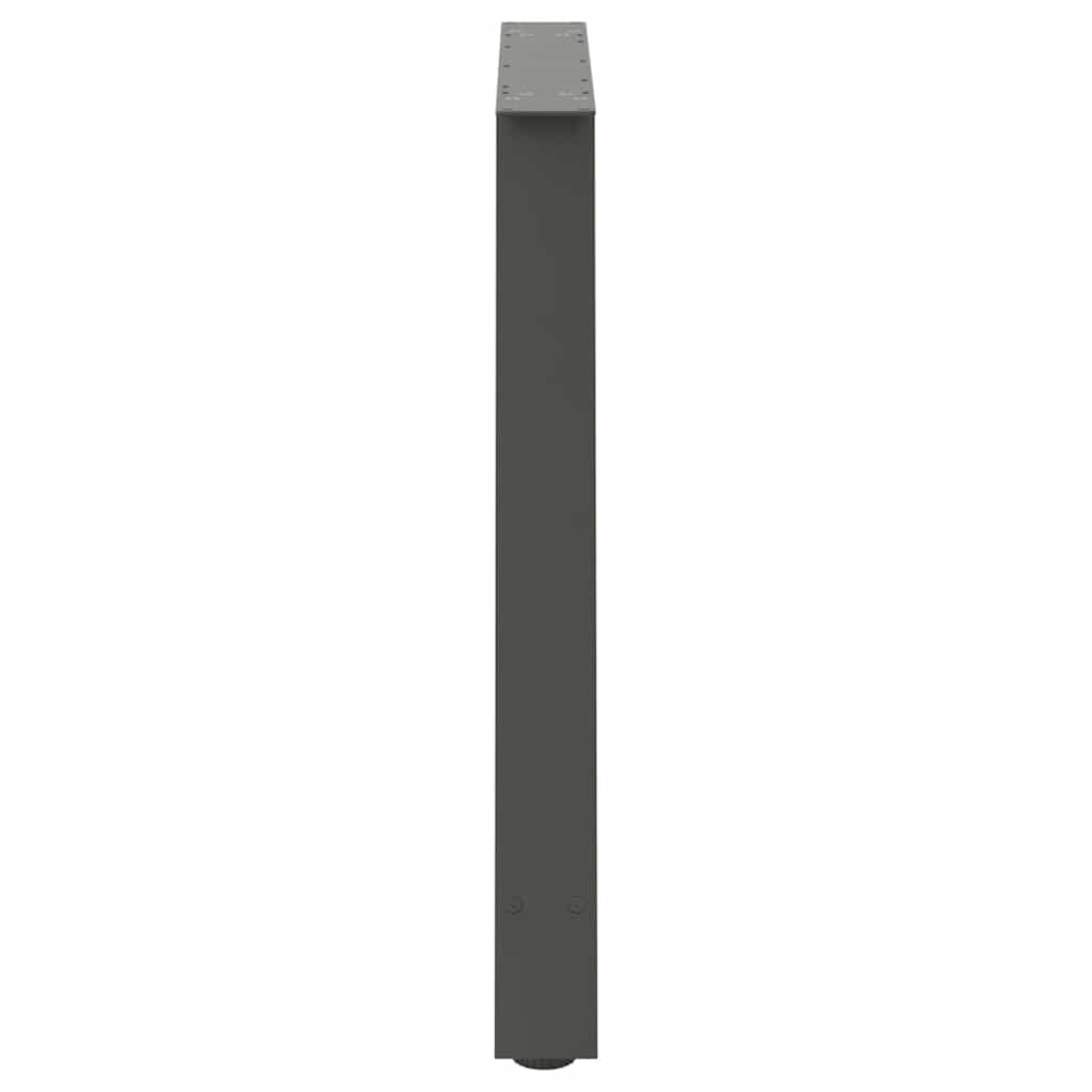 vidaXL Picioare de masă în formă de A, 2 buc., antracit, 90x(72-73) cm, oțel vidaXL Picioare de masă în formă de A, 2 buc., antracit, 90x(72-73) cm, oțel