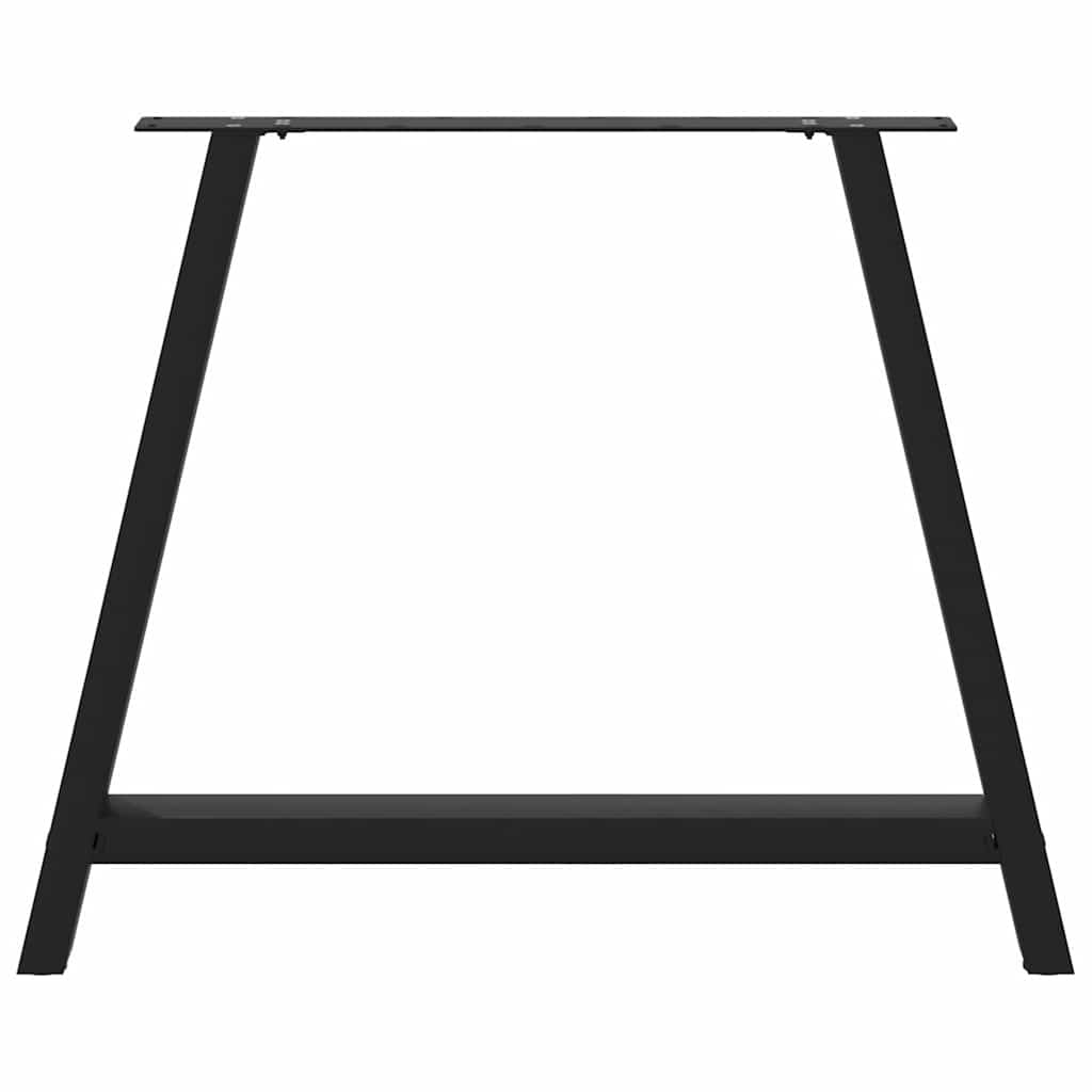 vidaXL Picioare de masă în formă de A, 2 buc., negru, 100x(72-73) cm, oțel vidaXL Picioare de masă în formă de A, 2 buc., negru, 100x(72-73) cm, oțel