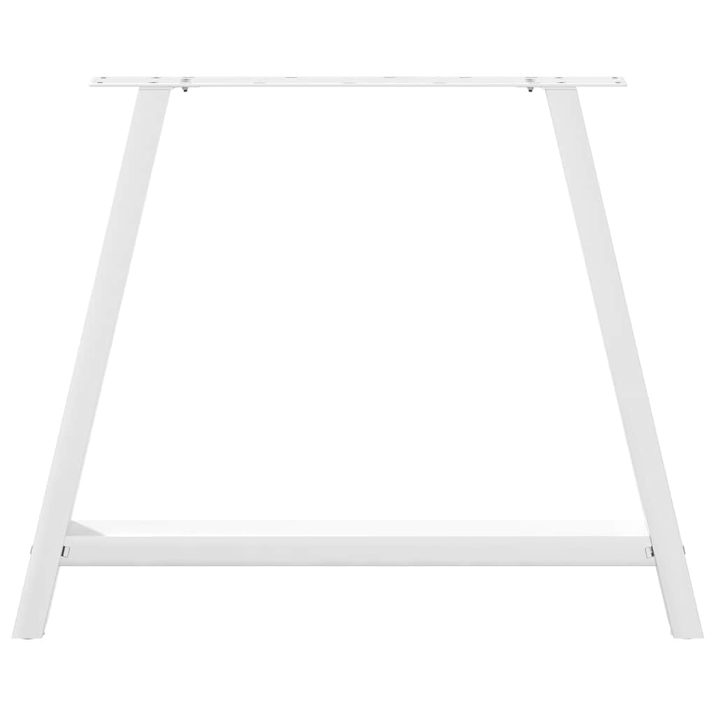 vidaXL Picioare de masă în formă de A, 2 buc., alb, 100x(72-73) cm, oțel vidaXL Picioare de masă în formă de A, 2 buc., alb, 100x(72-73) cm, oțel