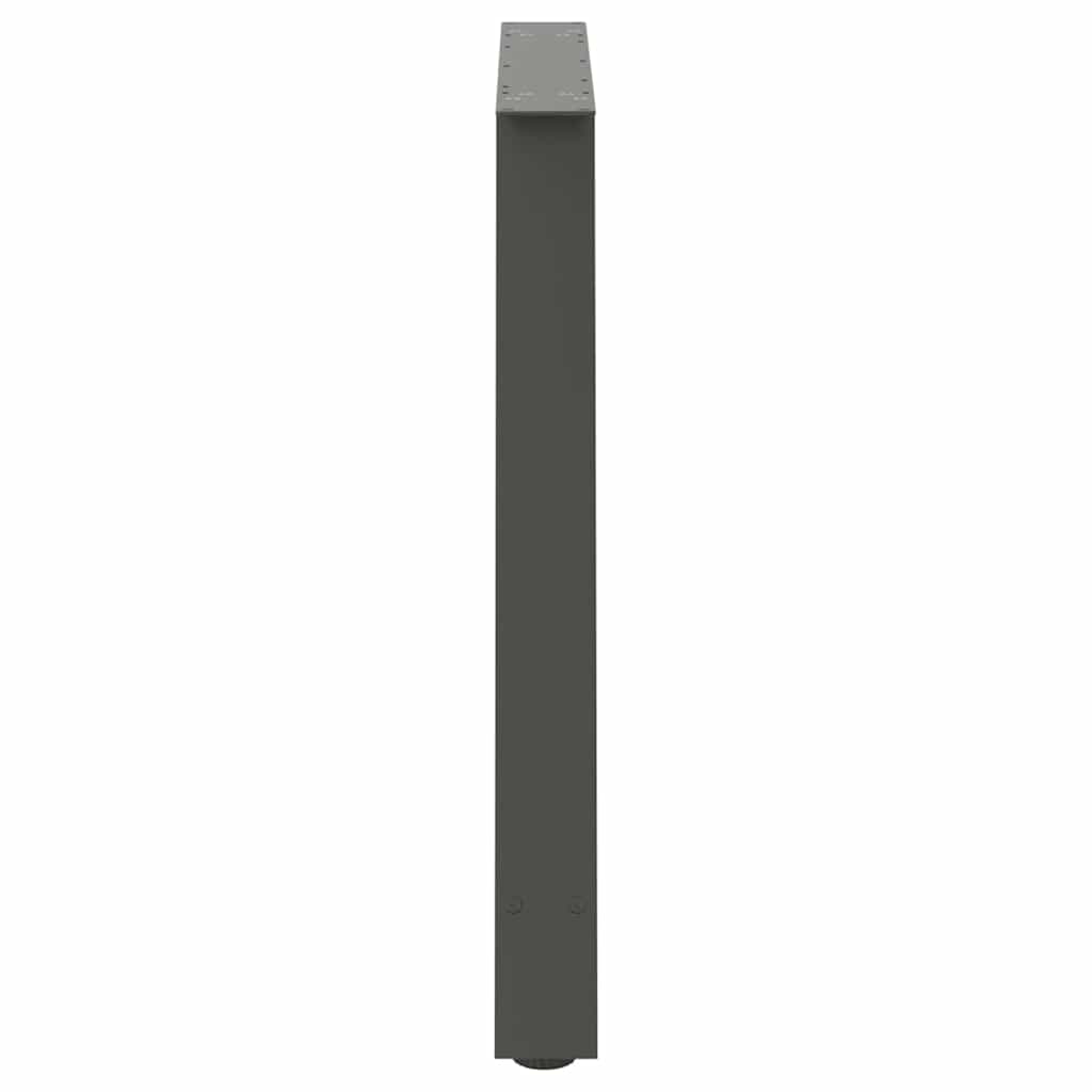 vidaXL Picioare de masă în formă de A, 2 buc., antracit, 100x(72-73) cm, oțel vidaXL Picioare de masă în formă de A, 2 buc., antracit, 100x(72-73) cm, oțel