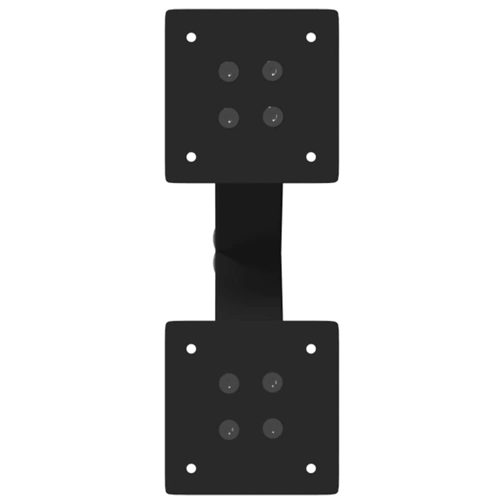 vidaXL Picioare pentru măsuță de cafea în formă de X, 2 buc., negru, 28x(42-43) cm, oțel vidaXL Picioare pentru măsuță de cafea în formă de X, 2 buc., negru, 28x(42-43) cm, oțel