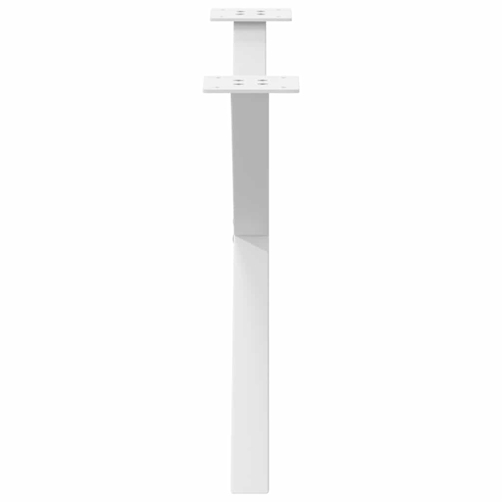 vidaXL Picioare pentru măsuță de cafea în formă de X, 2 buc., alb, 70x(42-43) cm, oțel vidaXL Picioare pentru măsuță de cafea în formă de X, 2 buc., alb, 70x(42-43) cm, oțel