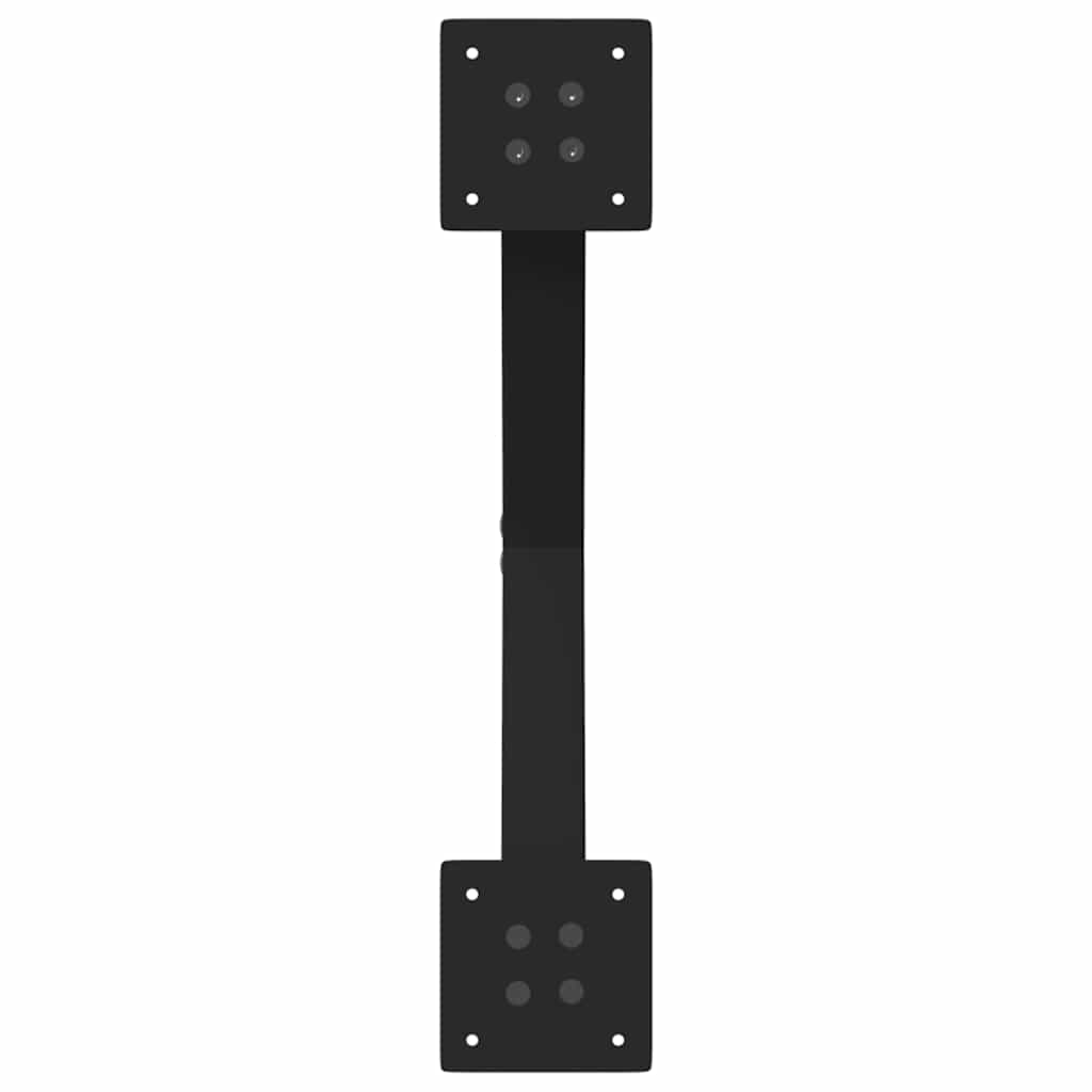 vidaXL Picioare de masă în formă de X, 2 buc., negru, 57x(72-73) cm, oțel vidaXL Picioare de masă în formă de X, 2 buc., negru, 57x(72-73) cm, oțel