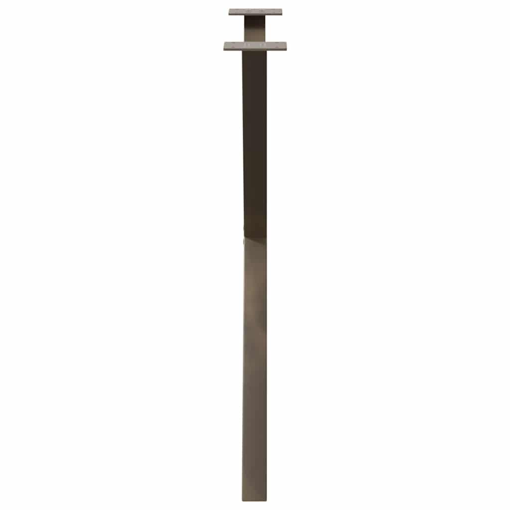 vidaXL Picioare de masă în formă de X, 2 buc., oțel natural, 70x(72-73) cm vidaXL Picioare de masă în formă de X, 2 buc., oțel natural, 70x(72-73) cm