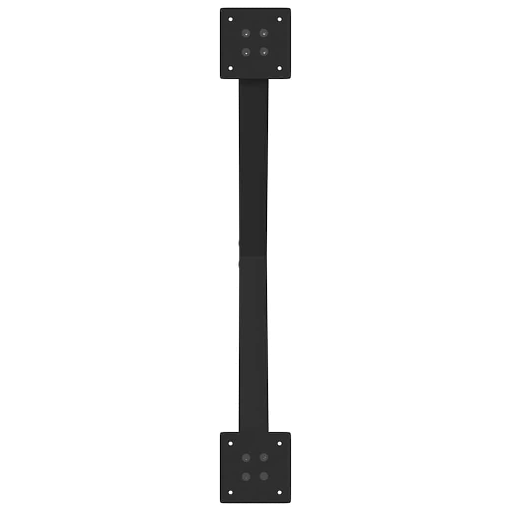 vidaXL Picioare de masă în formă de X, 2 buc., negru, 80x(72-73) cm, oțel vidaXL Picioare de masă în formă de X, 2 buc., negru, 80x(72-73) cm, oțel