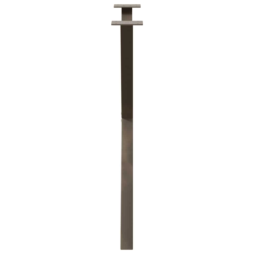 vidaXL Picioare de masă în formă de X, 2 buc., oțel natural, 80x(72-73) cm vidaXL Picioare de masă în formă de X, 2 buc., oțel natural, 80x(72-73) cm
