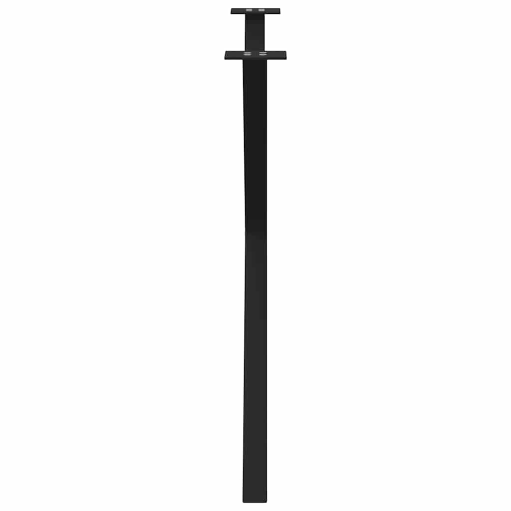 vidaXL Picioare de masă în formă de X, 2 buc., negru, 90x(72-73) cm, oțel vidaXL Picioare de masă în formă de X, 2 buc., negru, 90x(72-73) cm, oțel