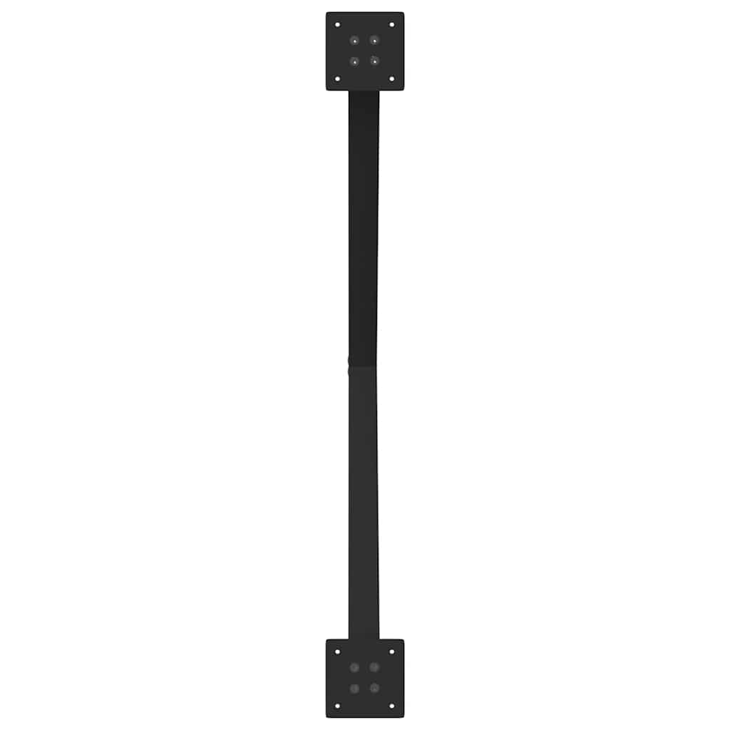 vidaXL Picioare de masă în formă de X, 2 buc., negru, 90x(72-73) cm, oțel vidaXL Picioare de masă în formă de X, 2 buc., negru, 90x(72-73) cm, oțel