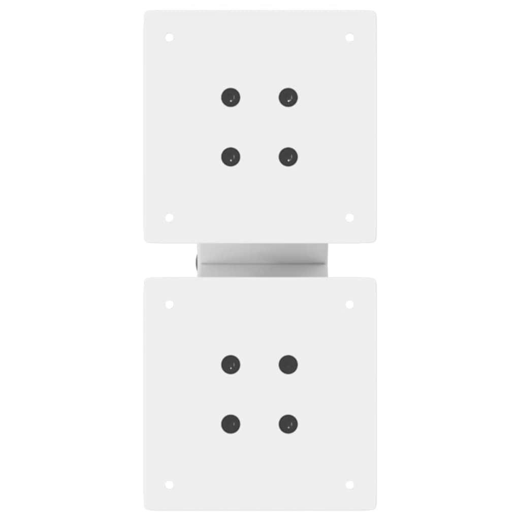 vidaXL Picioare pentru măsuță de cafea în formă de X, 2 buc., alb, 40x(30-31) cm, oțel