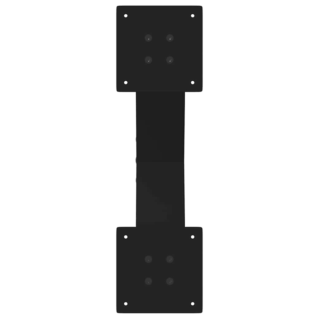vidaXL Picioare pentru măsuță de cafea în formă de X, 2 buc., negru, 60x(30-31) cm, oțel vidaXL Picioare pentru măsuță de cafea în formă de X, 2 buc., negru, 60x(30-31) cm, oțel