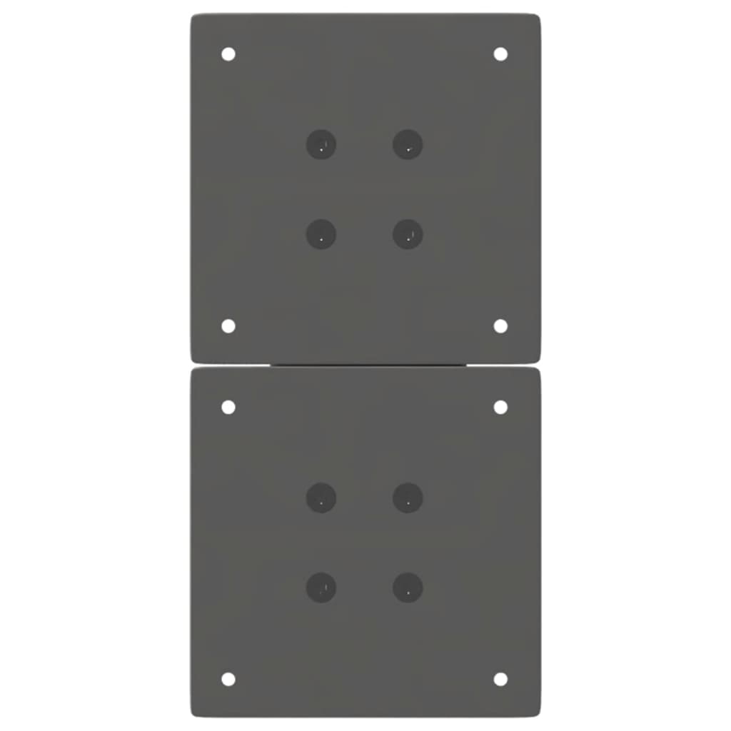 vidaXL Picioare pentru măsuță de cafea în formă de X, 2 buc., antracit, 28x(42-43) cm, oțel