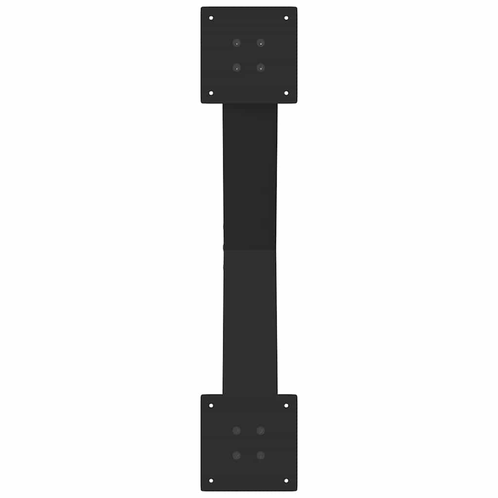 vidaXL Picioare pentru măsuță de cafea în formă de X, 2 buc., negru, 70x(42-43) cm, oțel vidaXL Picioare pentru măsuță de cafea în formă de X, 2 buc., negru, 70x(42-43) cm, oțel