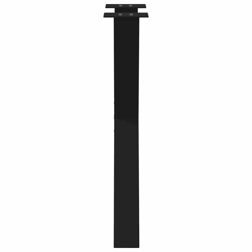 vidaXL Picioare de masă în formă de X, 2 buc., negru, 50x(72-73) cm, oțel vidaXL Picioare de masă în formă de X, 2 buc., negru, 50x(72-73) cm, oțel