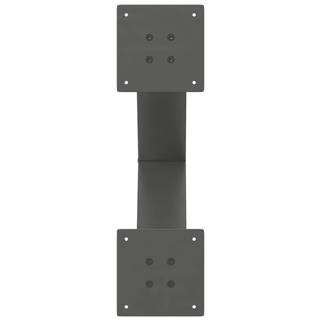 vidaXL Picioare de masă în formă de X, 2 buc., antracit, 50x(72-73) cm, oțel vidaXL Picioare de masă în formă de X, 2 buc., antracit, 50x(72-73) cm, oțel