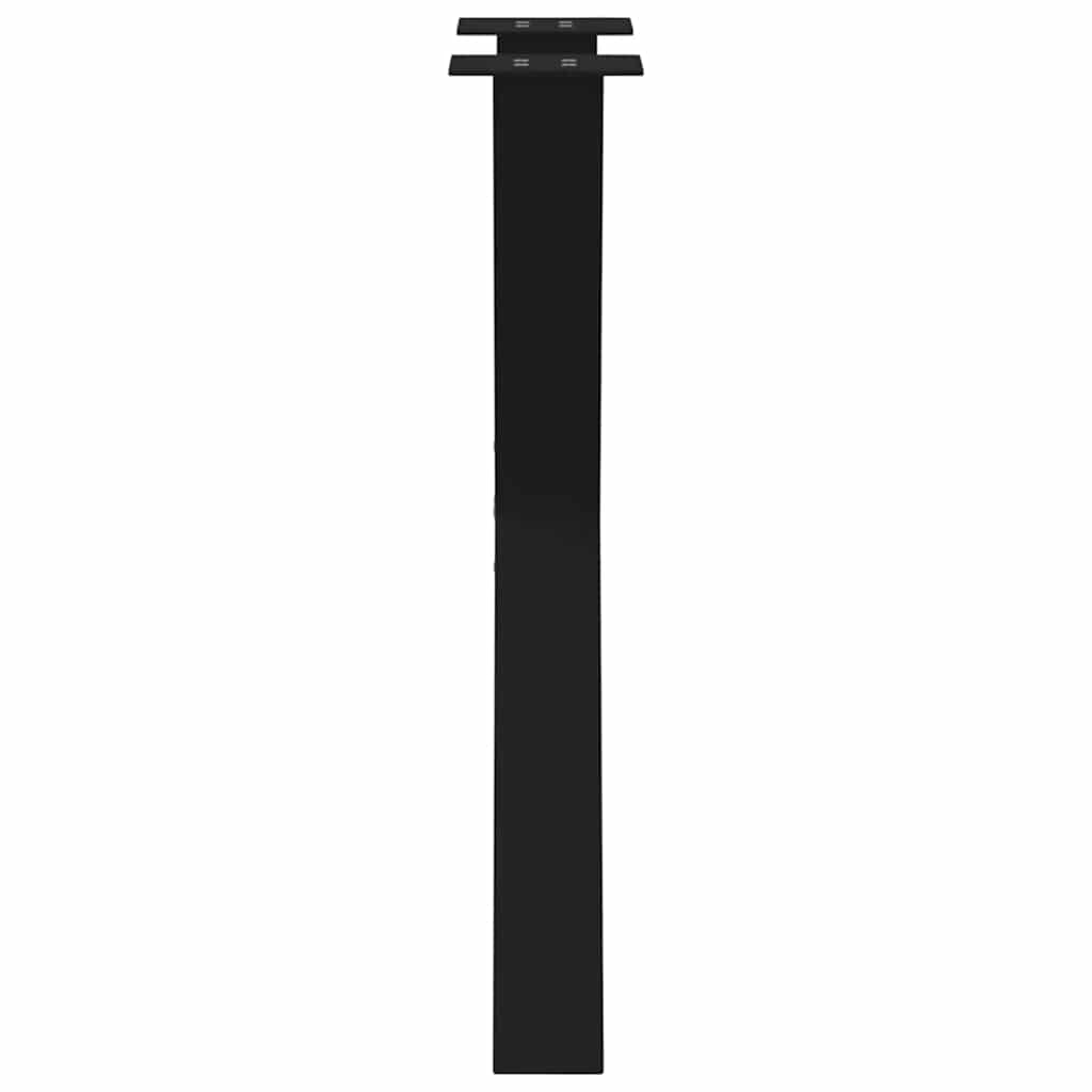 vidaXL Picioare de masă în formă de X, 2 buc., negru, 60x(72-73) cm, oțel vidaXL Picioare de masă în formă de X, 2 buc., negru, 60x(72-73) cm, oțel