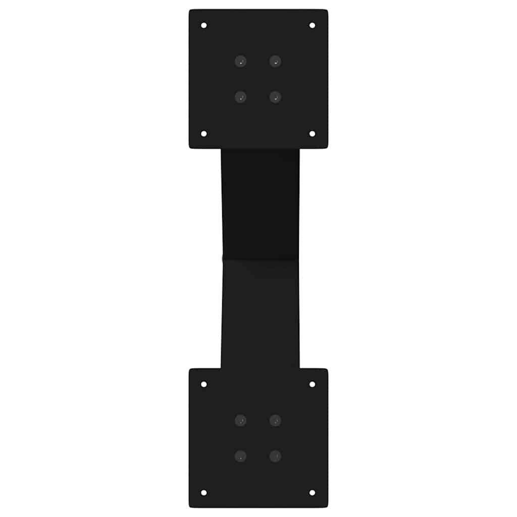 vidaXL Picioare de masă în formă de X, 2 buc., negru, 60x(72-73) cm, oțel vidaXL Picioare de masă în formă de X, 2 buc., negru, 60x(72-73) cm, oțel