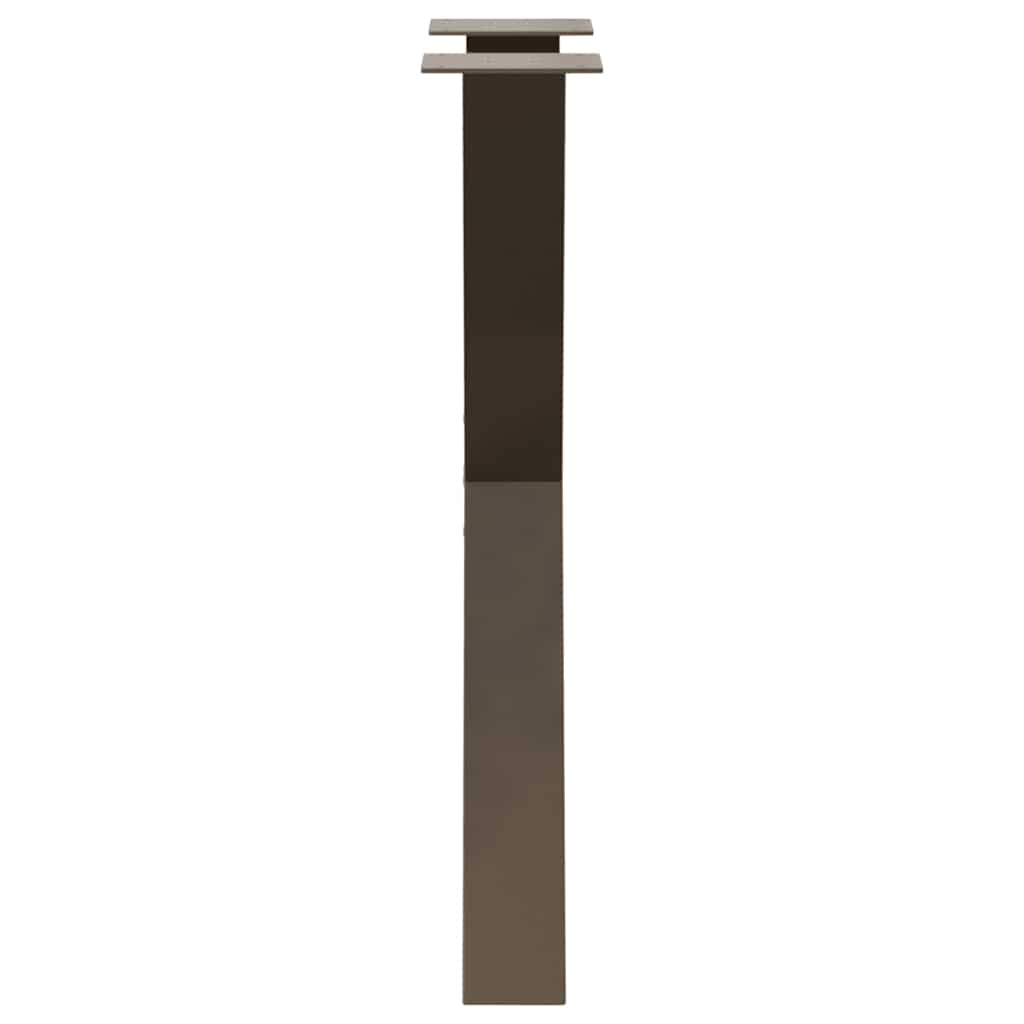 vidaXL Picioare de masă în formă de X, 2 buc., oțel natural, 60 x (72-73) cm vidaXL Picioare de masă în formă de X, 2 buc., oțel natural, 60 x (72-73) cm