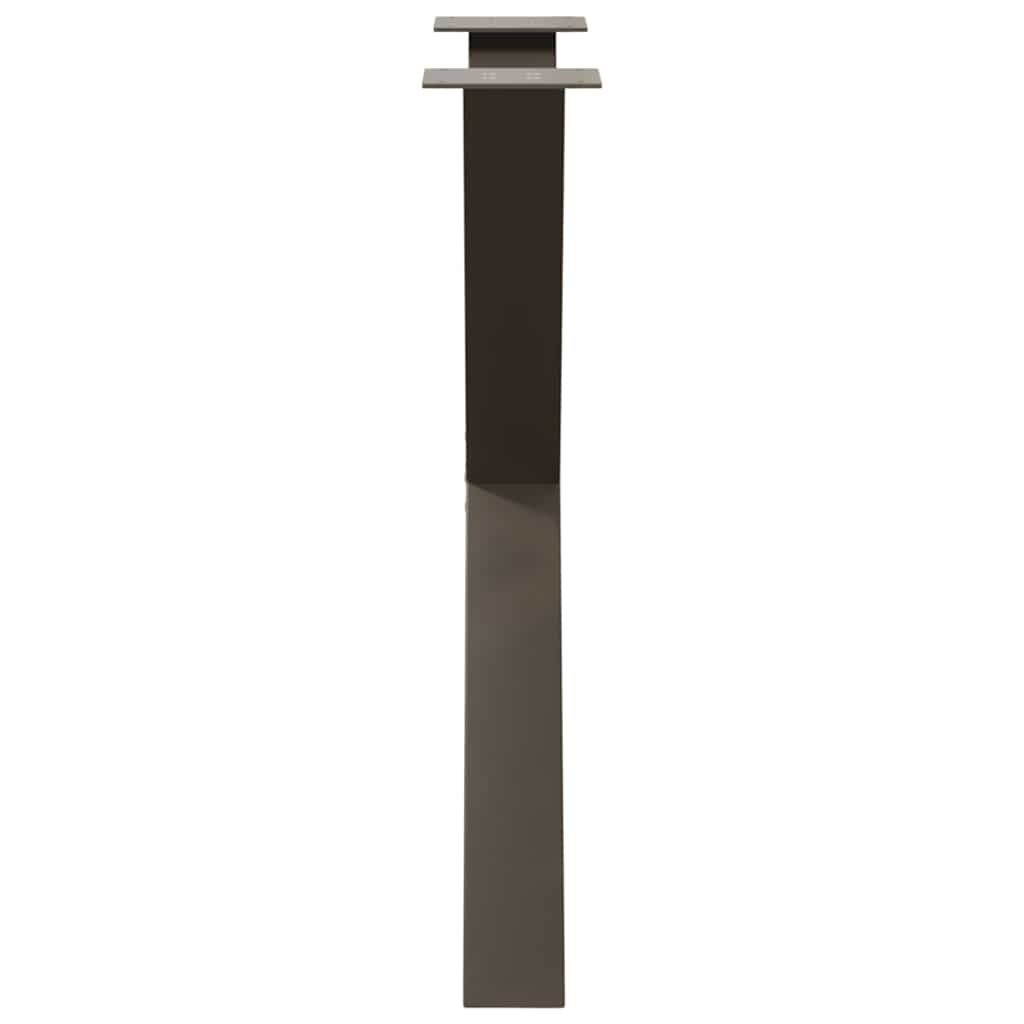 vidaXL Picioare de masă în formă de X, 2 buc., oțel natural, 70x(72-73) cm vidaXL Picioare de masă în formă de X, 2 buc., oțel natural, 70x(72-73) cm