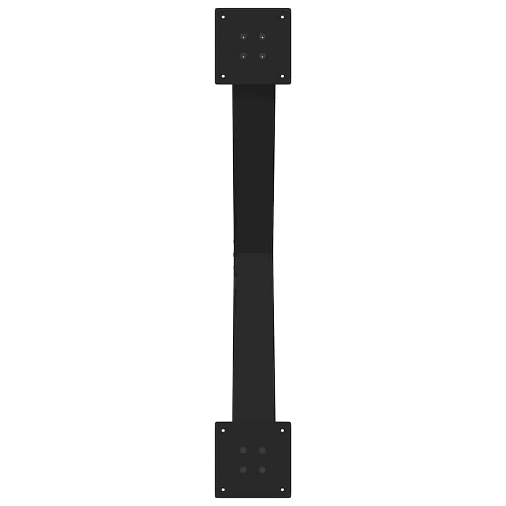 vidaXL Picioare de masă în formă de X, 2 buc., negru, 90x(72-73) cm, oțel vidaXL Picioare de masă în formă de X, 2 buc., negru, 90x(72-73) cm, oțel
