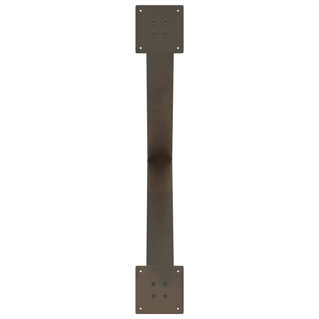 vidaXL Picioare de masă în formă de X, 2 buc., oțel natural, 90x(72-73) cm vidaXL Picioare de masă în formă de X, 2 buc., oțel natural, 90x(72-73) cm