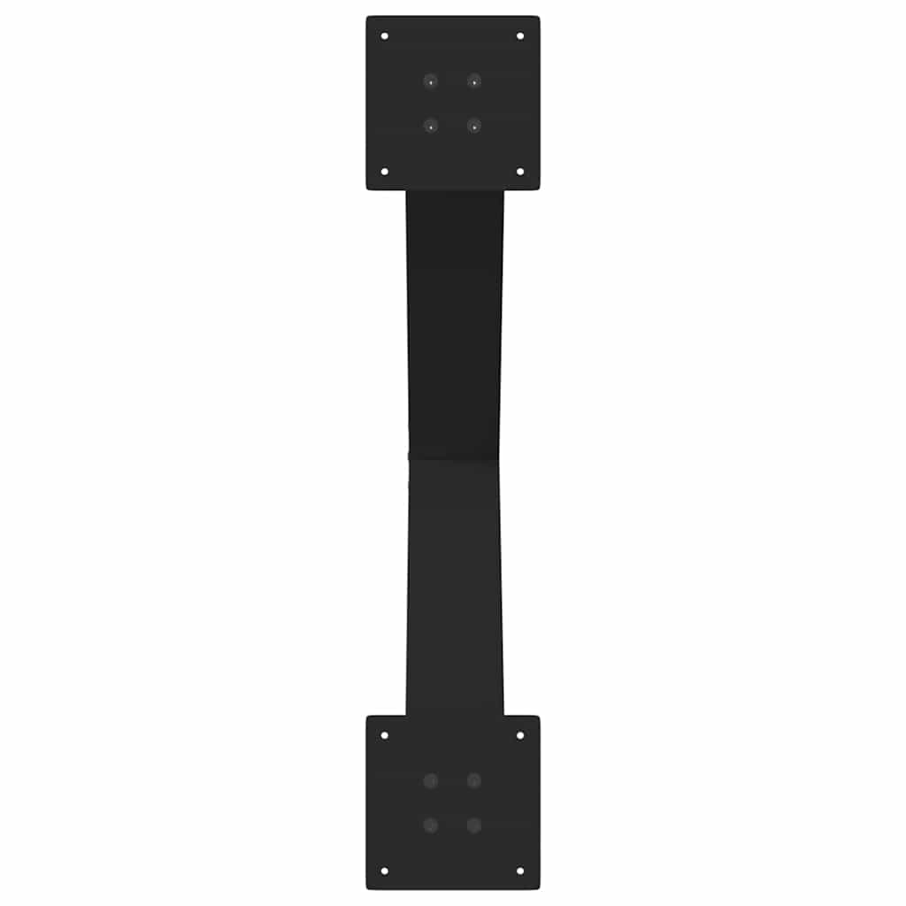 vidaXL Picioare de masă în formă de X, 3 buc., negru, 70x(72-73) cm, oțel vidaXL Picioare de masă în formă de X, 3 buc., negru, 70x(72-73) cm, oțel